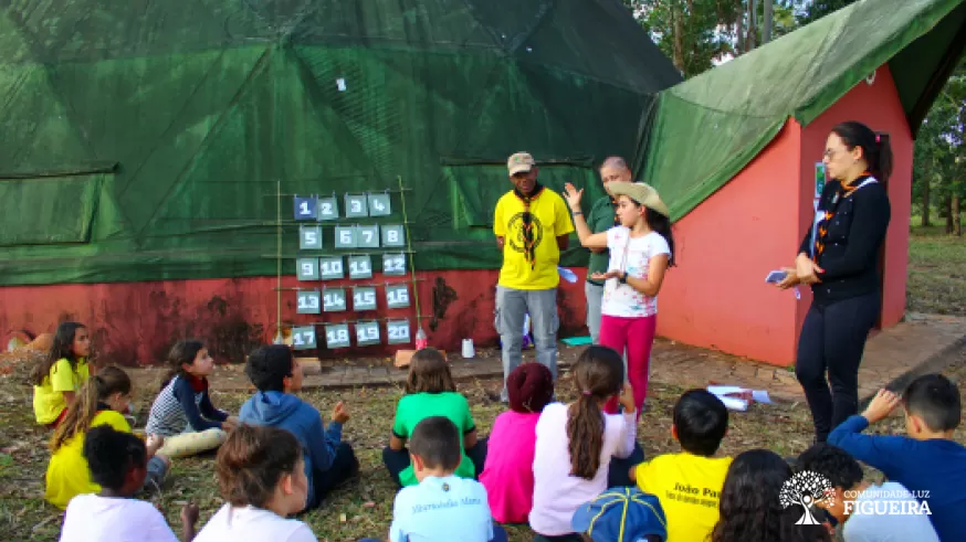 The Camp “For the Love of the Kingdoms of Nature” is an unprecedented exchange between the Light Community Figueira, Escola Parque Tibetano and Union Scout Group